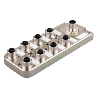 LKHA-16UP-M12G ELCO IO-LINK SENSOR HUB, CLASS-A, M12 A-CODE 4PIN IO-LINK CONN., 8XM12 A-CODE 5PIN, 16 DI/DO, PNP, METAL, IP67
